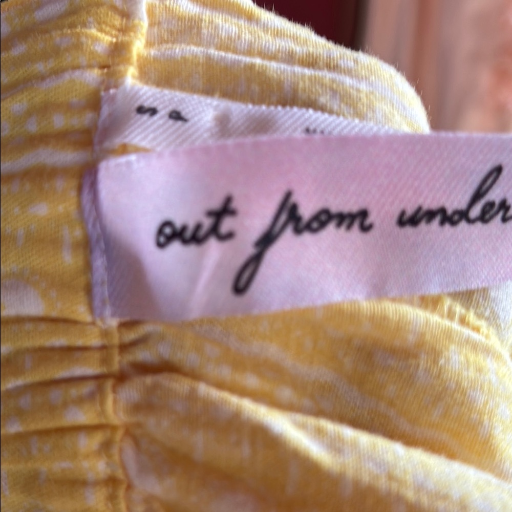 Urban Outfitters Yellow Ruched Women's Jumpsuit/Pants